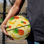 Banana Pineapple Pattern Print Basketball