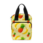Banana Pineapple Pattern Print Bible Tote Bag