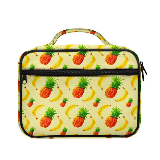 Banana Pineapple Pattern Print Briefcase Bible Bag