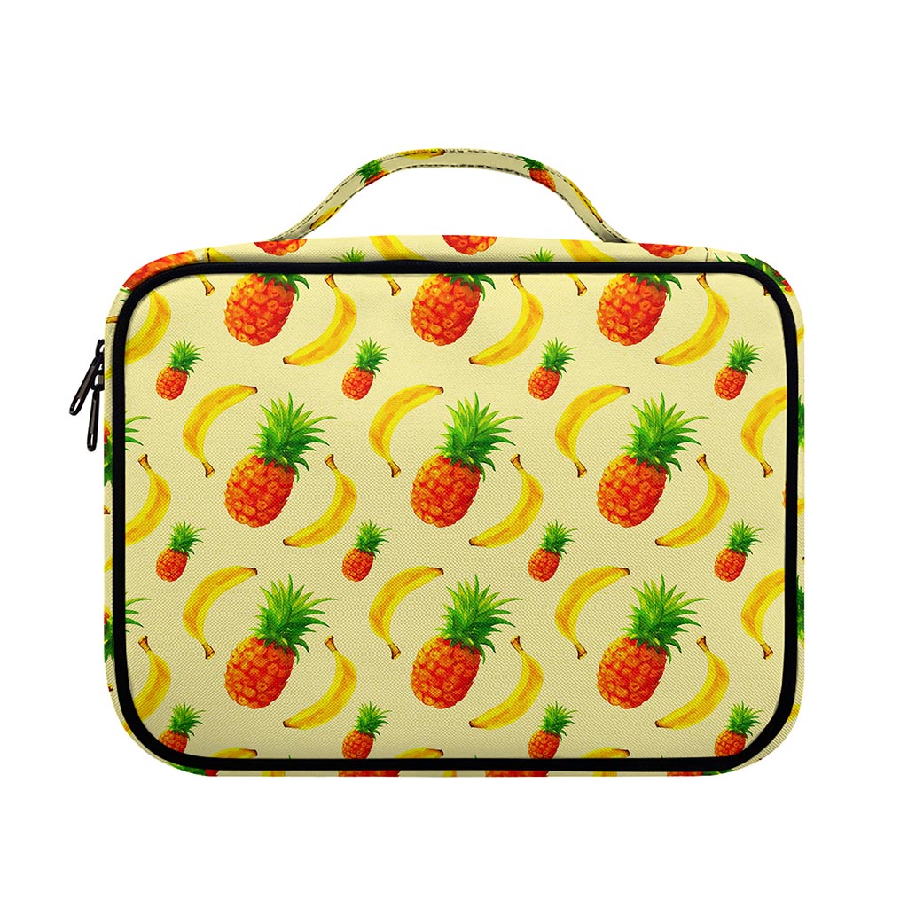 Banana Pineapple Pattern Print Briefcase Bible Bag
