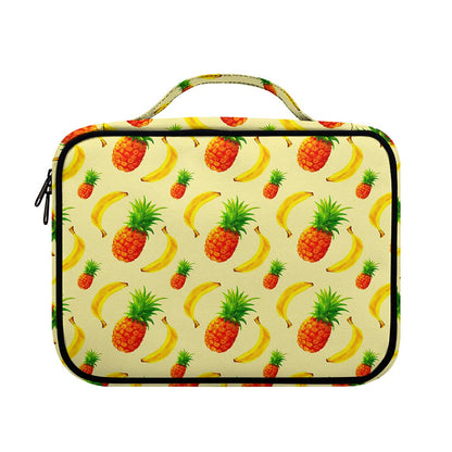 Banana Pineapple Pattern Print Briefcase Bible Bag