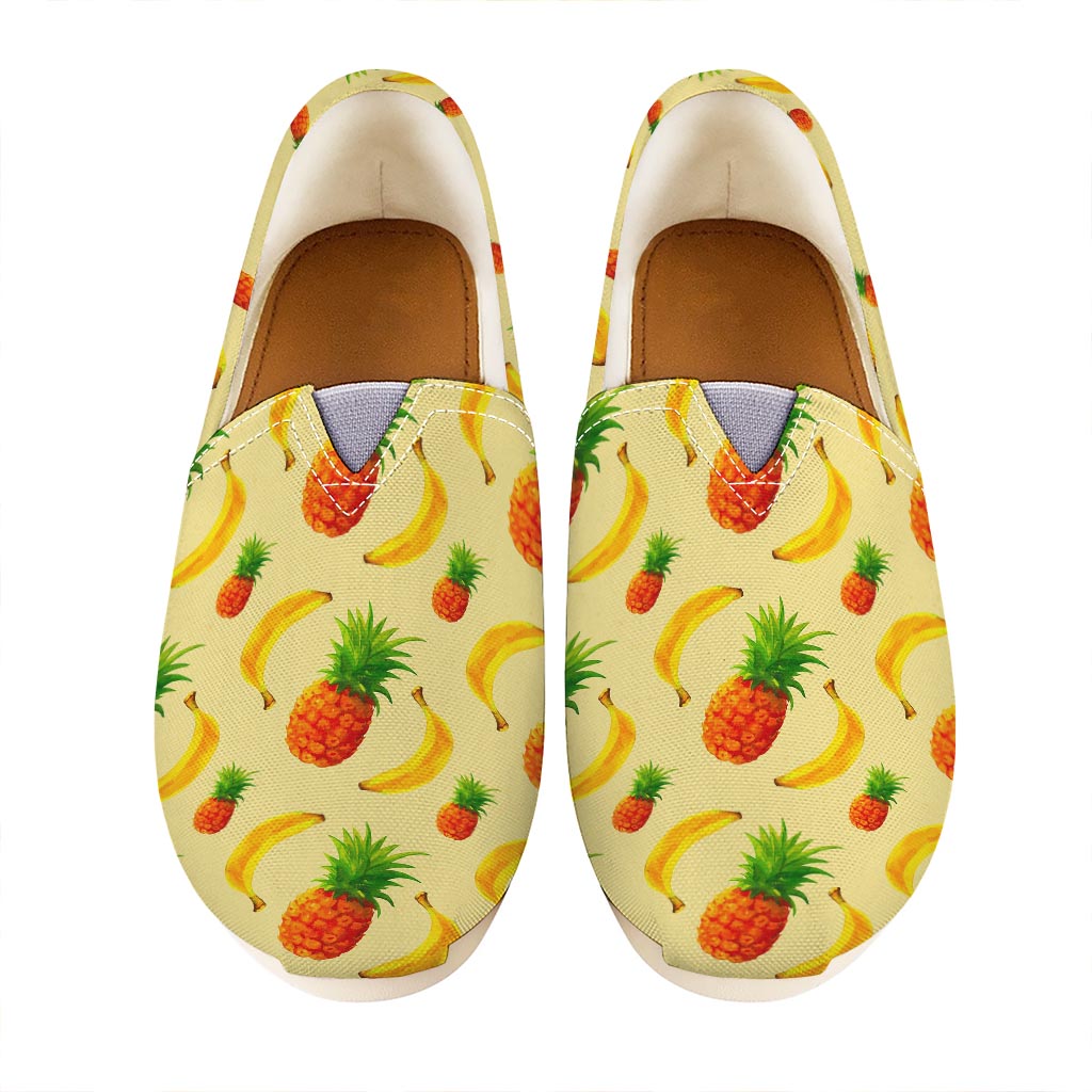 Banana Pineapple Pattern Print Casual Shoes