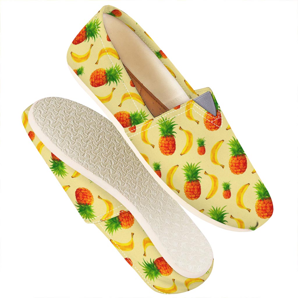 Banana Pineapple Pattern Print Casual Shoes