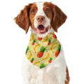 Banana Pineapple Pattern Print Dog Bandana