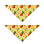 Banana Pineapple Pattern Print Dog Bandana