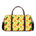 Banana Pineapple Pattern Print Duffel Bag
