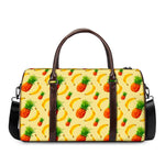 Banana Pineapple Pattern Print Duffle Bag
