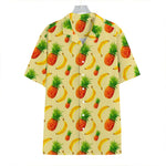 Banana Pineapple Pattern Print Hawaiian Shirt