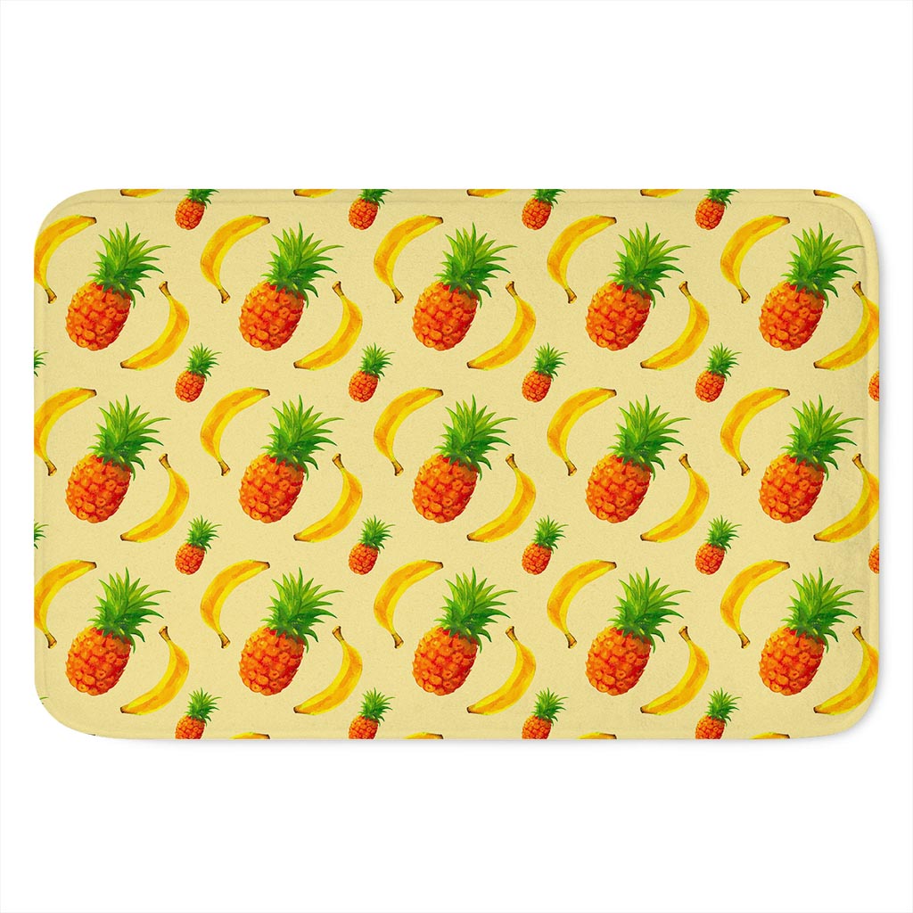 Banana Pineapple Pattern Print Indoor Door Mat