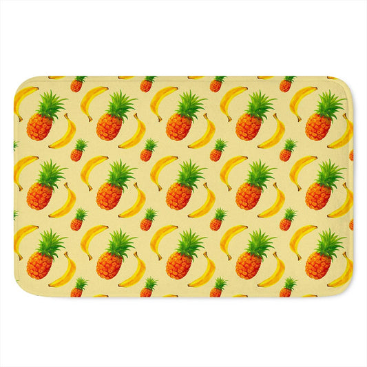 Banana Pineapple Pattern Print Indoor Door Mat