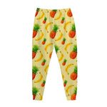 Banana Pineapple Pattern Print Jogger Pants