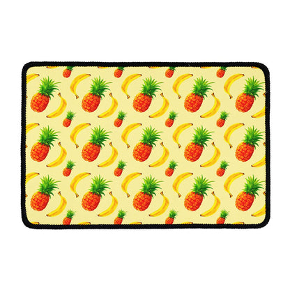 Banana Pineapple Pattern Print Kitchen Mat