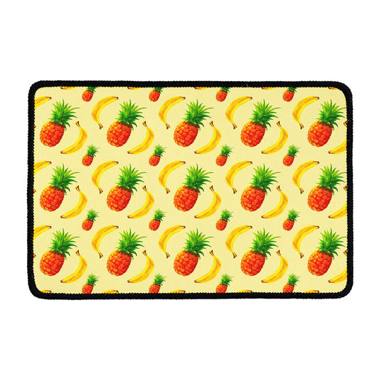 Banana Pineapple Pattern Print Kitchen Mat