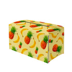 Banana Pineapple Pattern Print Leather Tissue Box Cover