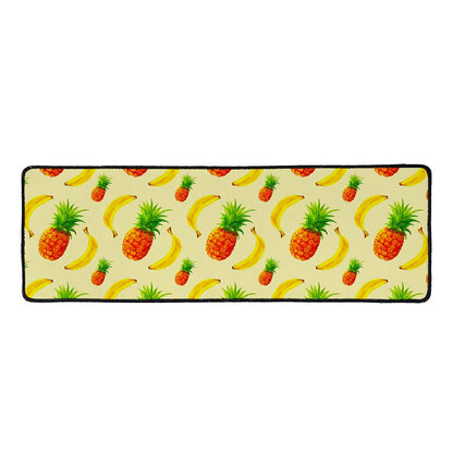 Banana Pineapple Pattern Print Long Kitchen Mat