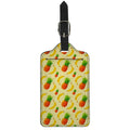 Banana Pineapple Pattern Print Luggage Tag