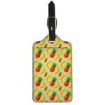 Banana Pineapple Pattern Print Luggage Tag