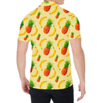 Banana Pineapple Pattern Print Men's Shirt