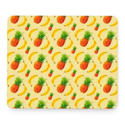 Banana Pineapple Pattern Print Mouse Pad