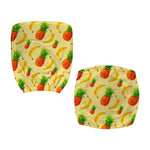 Banana Pineapple Pattern Print Office Chair Cover