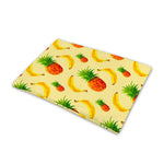 Banana Pineapple Pattern Print Pet Cooling Mat Cover