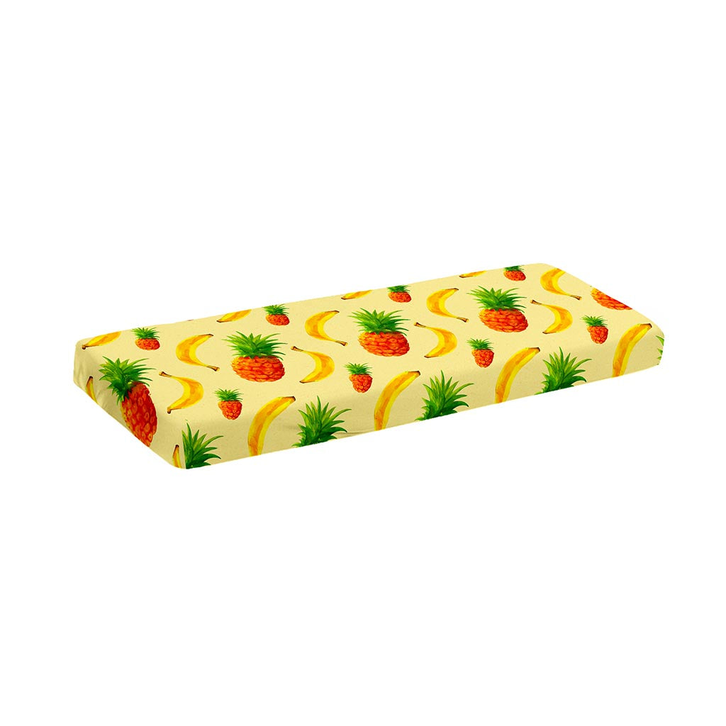 Banana Pineapple Pattern Print Piano Keyboard Cover