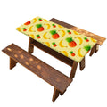 Banana Pineapple Pattern Print Picnic Table Cover