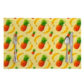 Banana Pineapple Pattern Print Placemat
