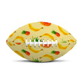 Banana Pineapple Pattern Print Rugby Ball