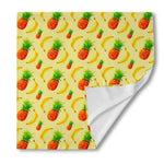Banana Pineapple Pattern Print Silk Bandana