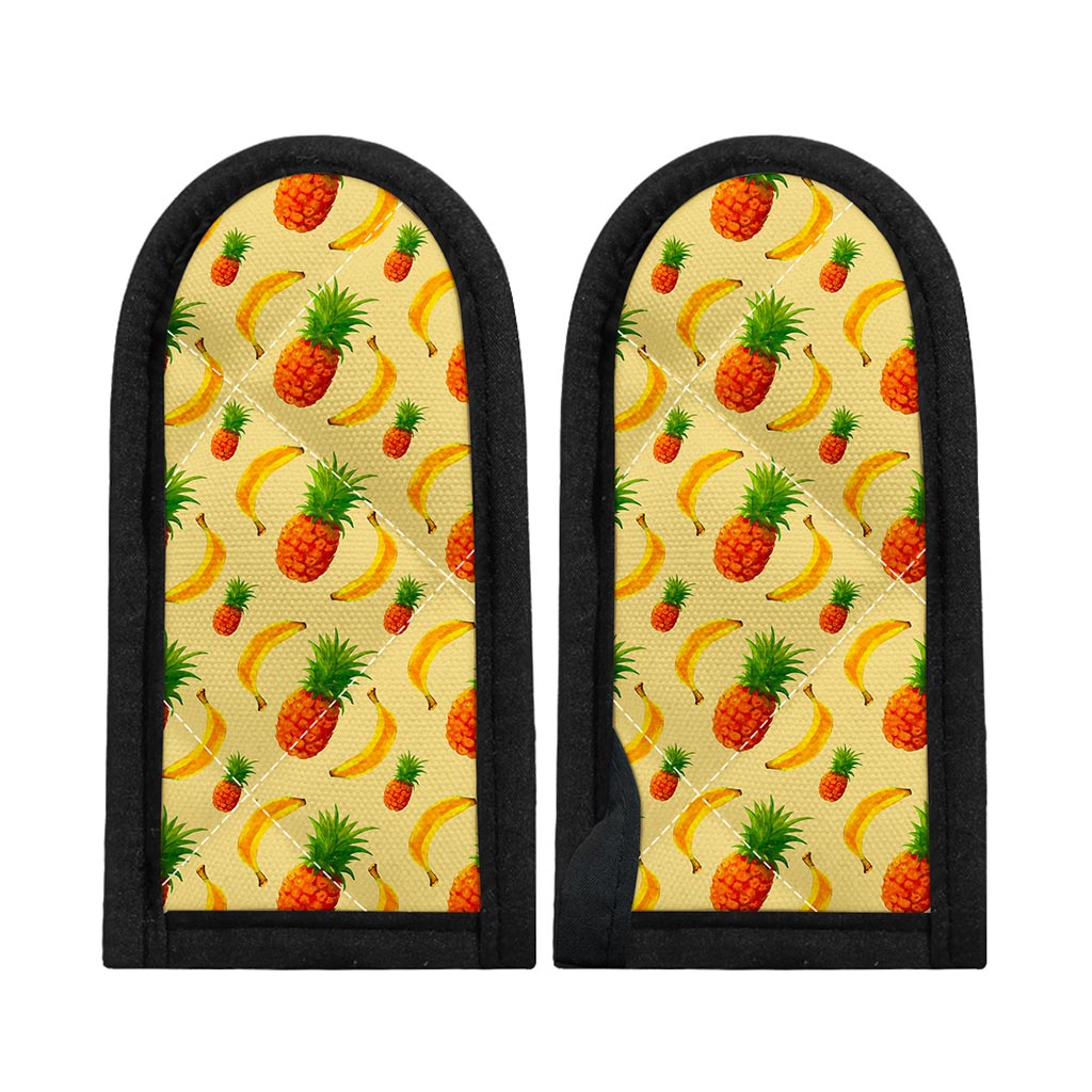 Banana Pineapple Pattern Print Skillet Handle Cover