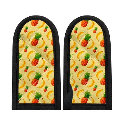 Banana Pineapple Pattern Print Skillet Handle Cover