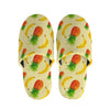 Banana Pineapple Pattern Print Slippers