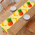 Banana Pineapple Pattern Print Table Runner