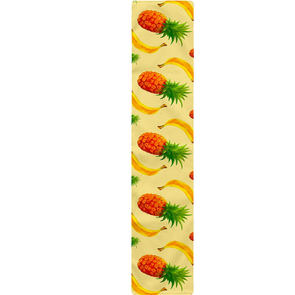 Banana Pineapple Pattern Print Table Runner
