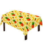 Banana Pineapple Pattern Print Tablecloth