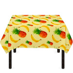 Banana Pineapple Pattern Print Tablecloth