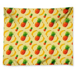 Banana Pineapple Pattern Print Tapestry