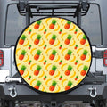 Banana Pineapple Pattern Print Tire Cover