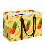 Banana Pineapple Pattern Print Utility Tote Bag