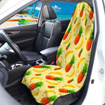 Banana Pineapple Pattern Print Waterproof Car Seat Cover