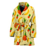 Banana Pineapple Pattern Print Women's Bathrobe