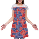Bandanna Patchwork Pattern Print Adjustable Apron