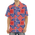 Bandanna Patchwork Pattern Print Aloha Shirt