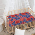 Bandanna Patchwork Pattern Print Baby Crib Sheet