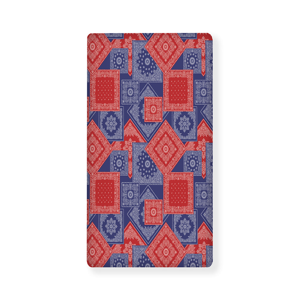 Bandanna Patchwork Pattern Print Baby Crib Sheet