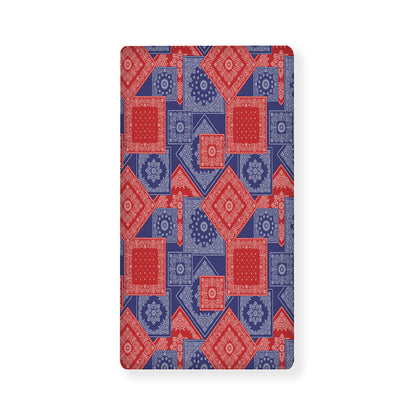 Bandanna Patchwork Pattern Print Baby Crib Sheet