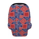 Bandanna Patchwork Pattern Print Baby Seat Cover