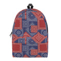 Bandanna Patchwork Pattern Print School Backpack
