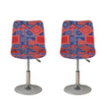 Bandanna Patchwork Pattern Print Bar Stool Covers